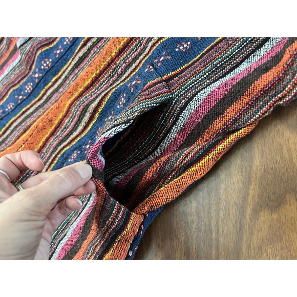 Bobi Los Angeles Sleeveless Romper Aztec Southwest Tie Boho Size XS Multicolor - Picture 4 of 13